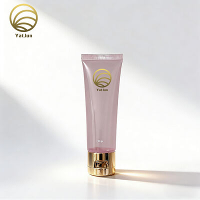 Calidad Tubos de plástico personalizados de color transparente de 50gr para envases de cosméticos para el cuidado de la piel fábrica