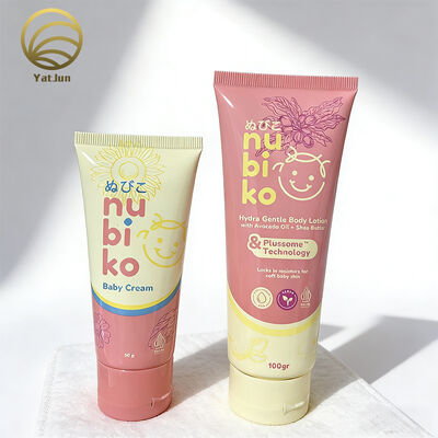 Kualitas 50ml 100ml Produsen Tabung Pemeras Kosmetik Tabung Kemasan Lotion Dan Krim Kosong pabrik