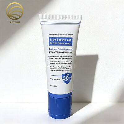 Calidad Tubos suaves cosméticos de PE de 50 ml para envases de loción de protección solar con tapa abatible fábrica