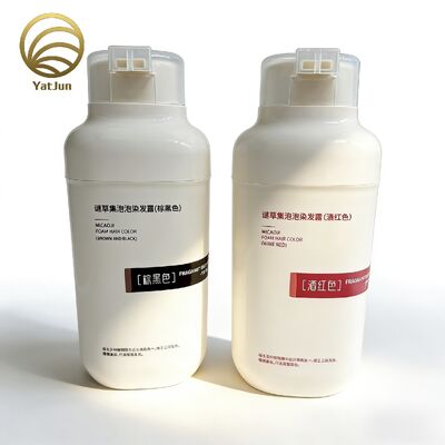 คุณภาพ 400ml ดีไซน์ใหม่ขายร้อน 2 in 1 แชมพูย้อมผมขวด PP โรงงาน