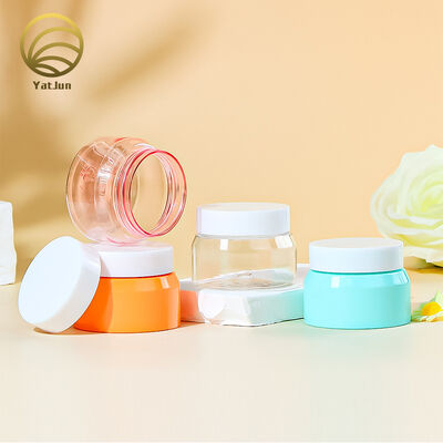 Qualità Barattolo di plastica vuoto in PET da 50 g 100 g 120 g 150 g 200 g per crema per la cura della pelle fabbrica