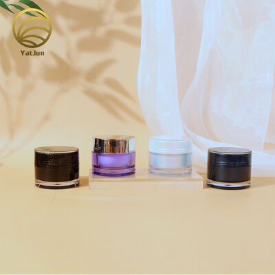 Chất lượng 30ml 50ml mỹ phẩm PETG Jar rỗng để đóng gói kem ban đêm nhà máy