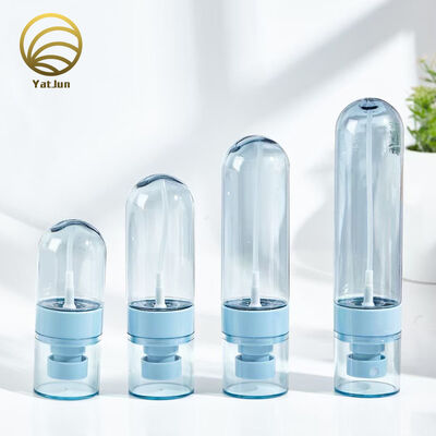 Quality 30ml 50ml 60ml 80ml 100ml spray pump clear blue bottle factory