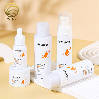 Quality 40g 80ml 120ml PET skincare set packaging factory