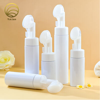 Qualità 100ml 120ml 150ml 200ml 250ml Flacone bianco in PET con tappo a pennello fabbrica