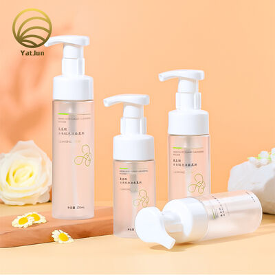 Quality 100ml 120ml 150ml 200ml PET bottle with foam pump for face wash factory