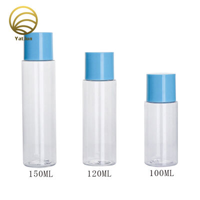 품질 100ml 120ml 150ml PET 무광택 토너 빈 플라스틱 화장품 병 (스크류 캡 포함) 공장
