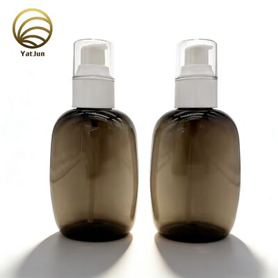 Kualitas Botol oval semprot plastik kabut hewan peliharaan bulat 120ml dengan tutup pompa pabrik
