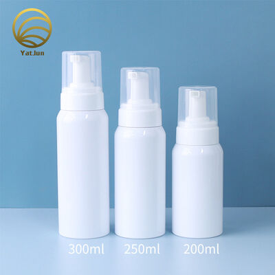 Quality 200ml 250ml 300ml white PET foam pump bottle factory