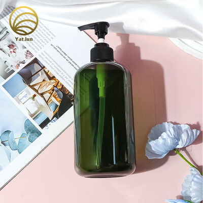 Quality 250ml 300ml 500ml PET round bottle for body lotion shampoo  factory