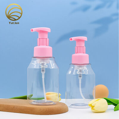 Quality 350ml PET bottle with foam pump cap for foaming facial cleanser  factory