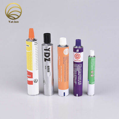 Kualitas 5ml 10ml Tabung Aluminium Kelas Farmasi Untuk Kemasan Salep Topikal pabrik