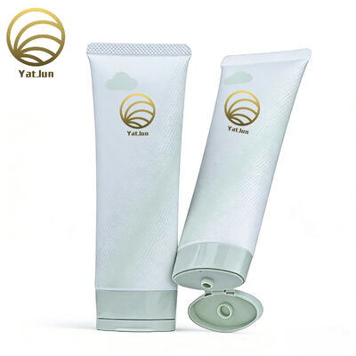 Calidad Envase de tubo ovalado de plástico PE de 50 ml y 100 ml con tapa abatible ovalada fábrica