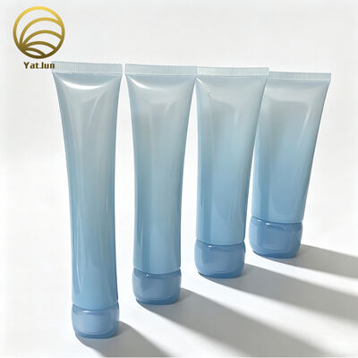 Quality 30ml 50ml LDPE Oval Plastic Squeeze Tubes with Acrylic Screw Caps for Cosmetics factory