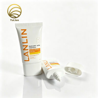 Quality 30ml 50ml Empty Oval PE Squeeze Cosmetic Tubes, Sunscreen Packaging Tubes factory