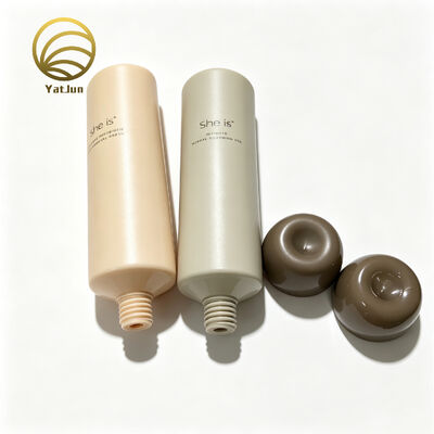Chất lượng Ống ép PE hình bầu dục 30ml 50ml rỗng có nắp vặn Bao bì mỹ phẩm chăm sóc da nhà máy