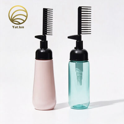 Qualità Flacone applicatore per tintura per capelli in PP da 100 ml con testa della pompa a pettine, contenitore spremuto per colorazione e trattamento dei capelli fabbrica
