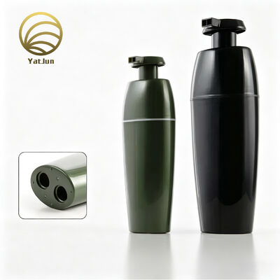 Quality 200ml 400ml PP Dual‑Chamber Plastic Bottle, Double Chamber for Hair Care Packaging  factory