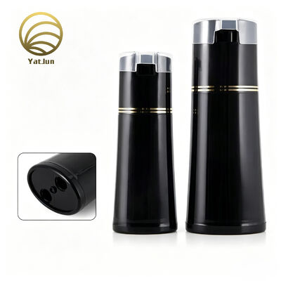 Kalite 200ml 400ml PP Çift Odacıklı Losyon Pompa Şişesi Saç Bakımı için Çift Odacıklı Dağıtıcı Şişe fabrika