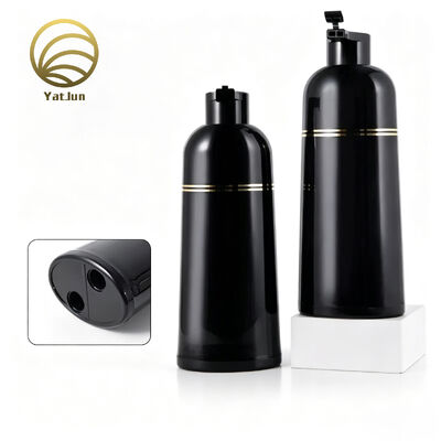 Chất lượng Chai nhựa đôi 400ml PP Máy bơm đôi dùng cho dầu gội nhuộm tóc Có thể tùy chỉnh nhà máy