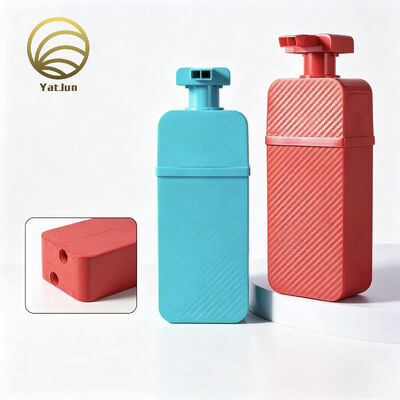 Quality 500ml PP Dual‑Chamber Bottle Double Chamber Hair Dye Applicator Bottle for Hair Coloring Shampoo factory