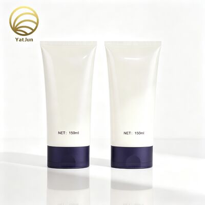 Quality 150g PE Cosmetic Squeeze Tube with Flip Top Cap for Body Lotion & Facial Cleanser factory