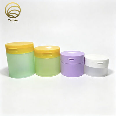 Quality 100g 150g 200g 300g PP Cosmetic Jar with Flip Top cap for Hair Mask, Cleansing Balm & Body Butter factory