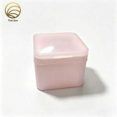 Quality 300g PP Square Cosmetic Jar with Built-in Tweezers for cleansing wipes Face mask factory