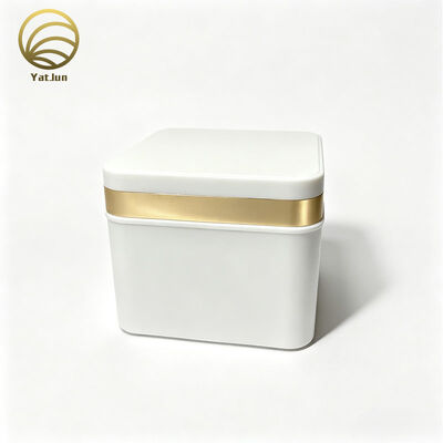 Quality 300ml PP Square Cosmetic Jar with Flip Lid, Packaging for Cleansing Wipes Facial Mark factory