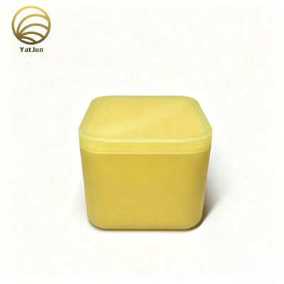 Quality 300ml Double-wall PP Square Cosmetic Jar with Built-in Spatula for Cleansing Balm & Mud Mask factory