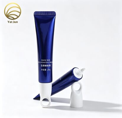 Quality 20g PE Cosmetic Squeeze Tube with Ring Cap for Eye Cream & Facial Cream factory