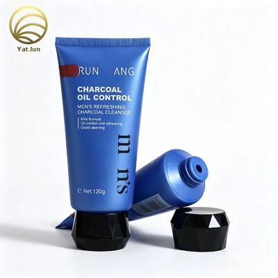 Quality 120g PE Cosmetic Squeeze Tube with Screw Cap for Facial Cleanser Packaging factory