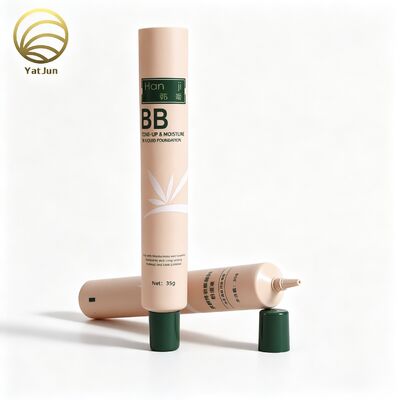 Качество 35 г PE косметический тюбик с длинным наконечником сопла для упаковки тонального крема BB Cream фабрика
