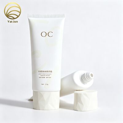 Quality 110g PE Cosmetic Squeeze Tube with Screw Cap for Body Cream Packaging factory