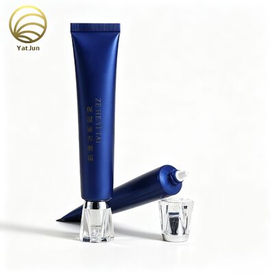 Quality 20g PE Cosmetic Squeeze Tube with Acrylic Screw Cap for Eye Cream Packaging factory